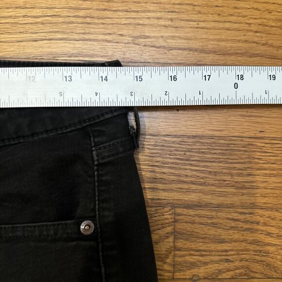 Levi’s Jeans Womens Black 726 Flare 31x32 Stretch Flared - Picture 7 of 13